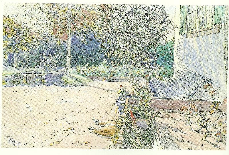 min gardsplan, Carl Larsson